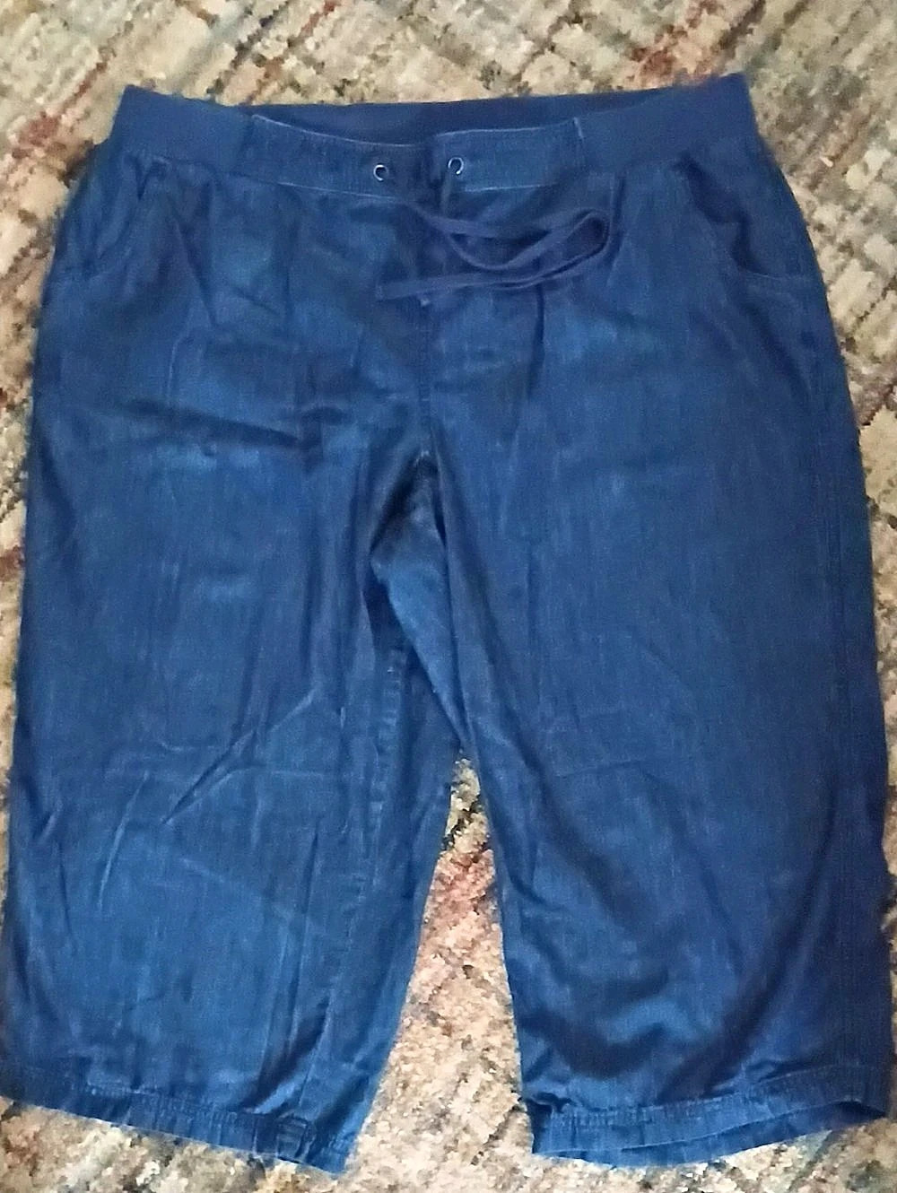 Lane Bryant Women's Blue Capri Size 16 Like New
